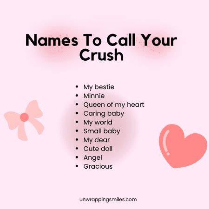 Cute Names for Your Crush: A Comprehensive Guide