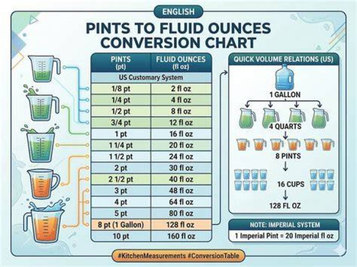 Discover the Volume Conversion: 1 US Dry Pint in Fluid Ounces