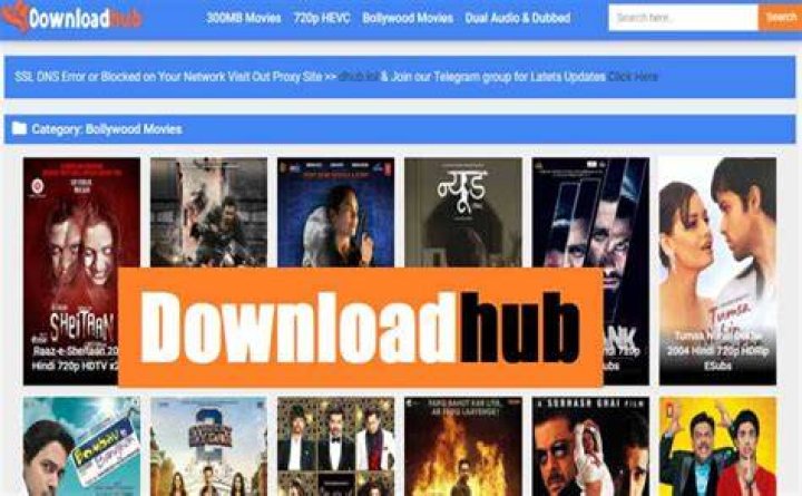 Discover the World of Movies and More at Downloadhub.black