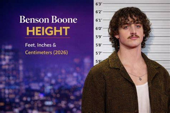 Discovering Benson Boone Height: The Rising Star