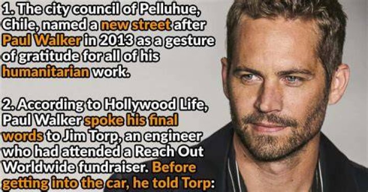 Discovering the Intriguing Paul Walker Facts