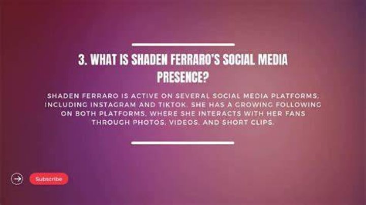 Discovering the World of Shaden Ferraro Videos