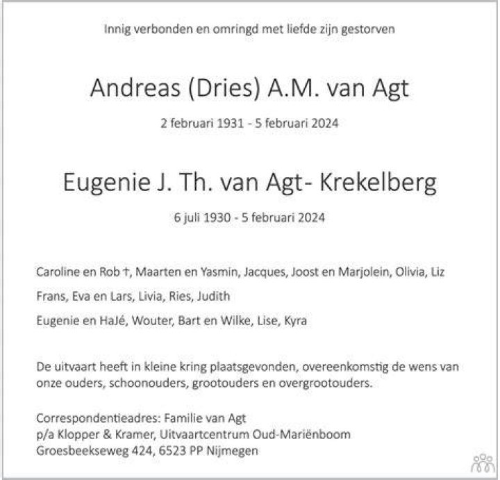 Dries and Eugenie Van Agt: A Deep Dive into Their Lives and Achievements