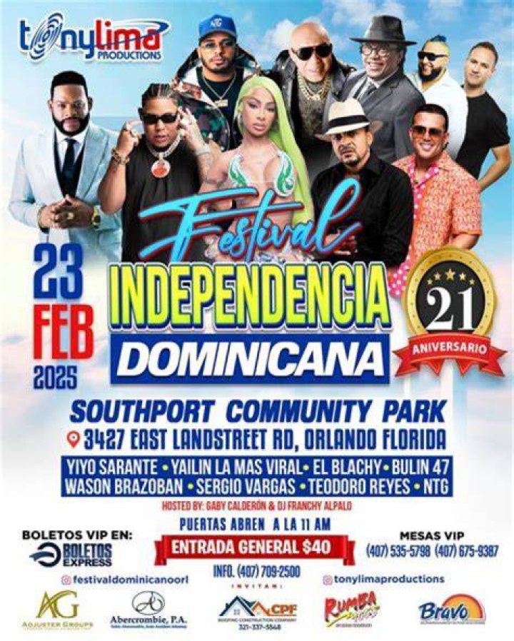 Experience the Vibrancy of Dominican Culture at the Dominican Festival Orlando 2024
