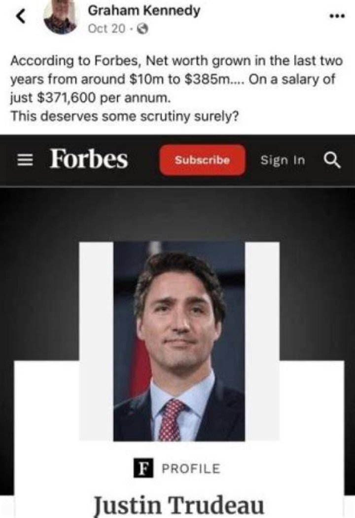 Justin Trudeau Forbes Net Worth: A Comprehensive Overview