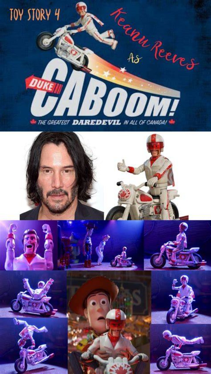 Keanu Reeves: The Voice Behind Duke Caboom in Toy Story 4