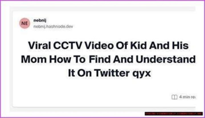 Kid and Mom CCTV Video Full: Understanding the Importance and Impact on Parenting