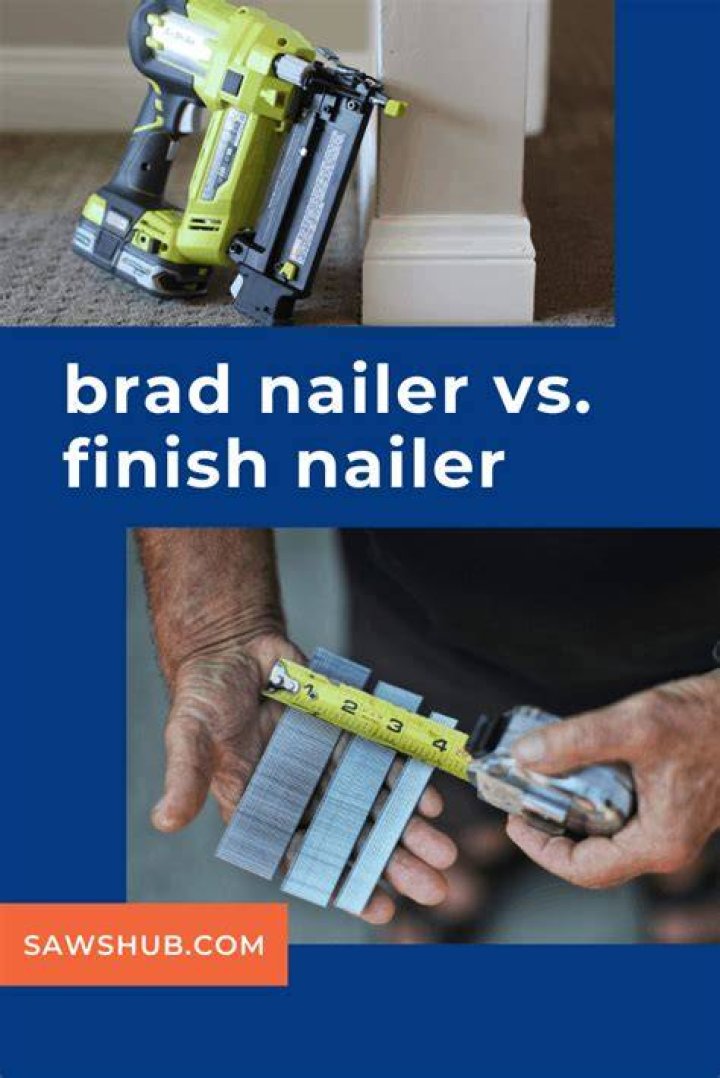 Learn the Difference: Brad Nailer vs. Nailer