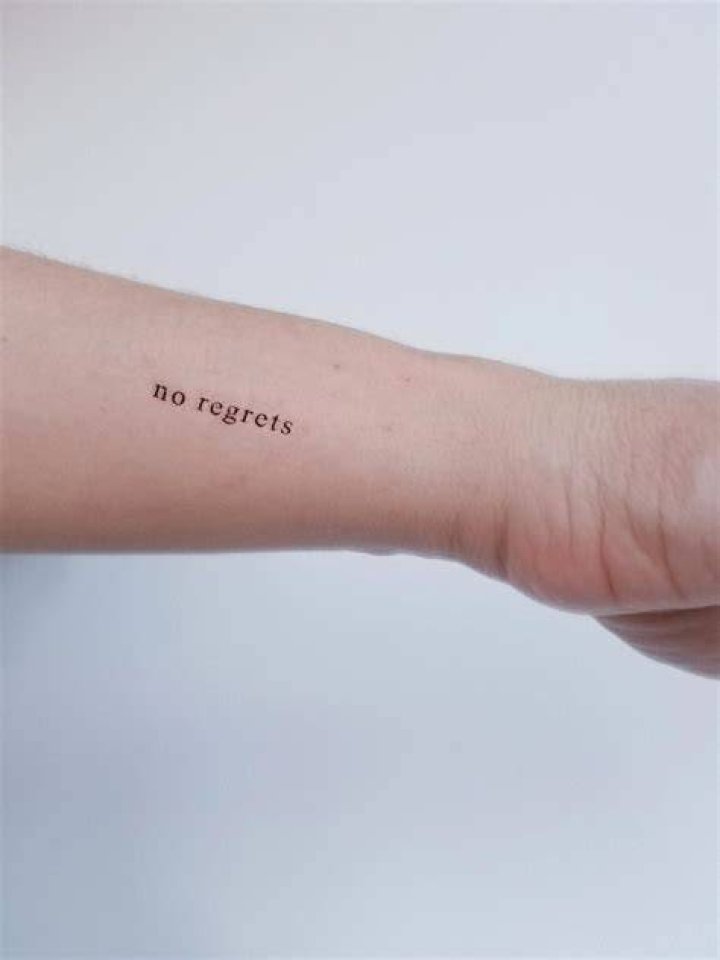 No Regrets Tattoo: A Guide to Embracing Permanent Art Without Regrets