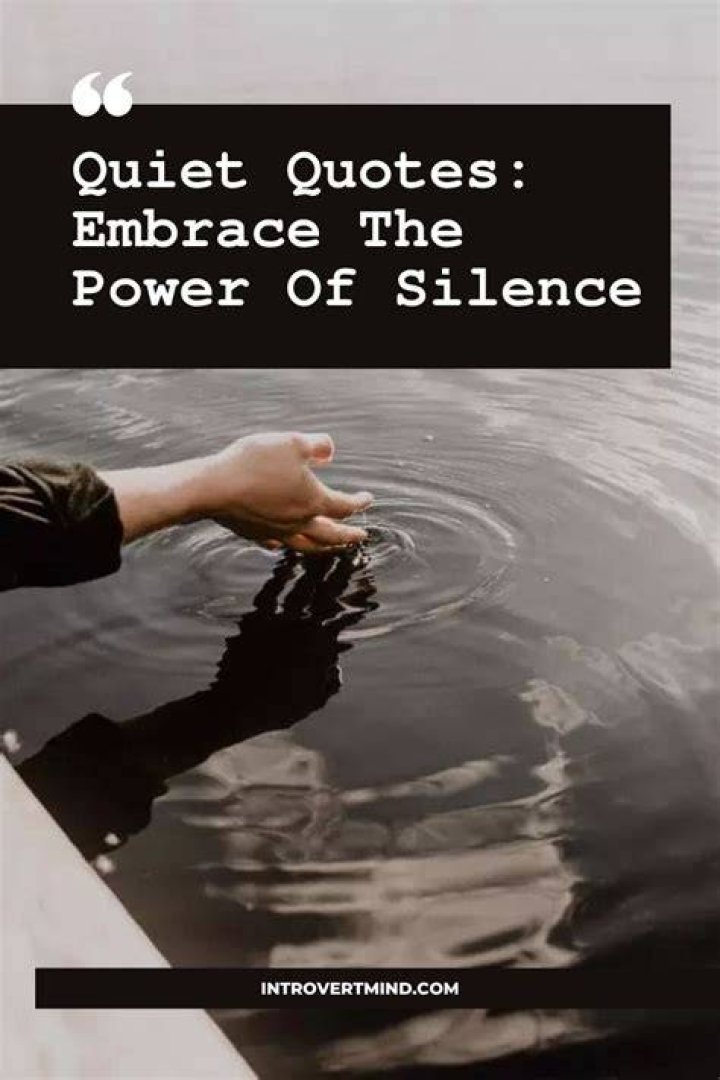 Silence is Love Quotes: Embracing the Power of Quiet Affection