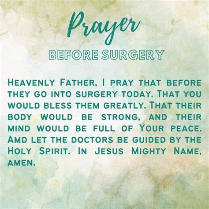 Surgery Thoughts and Prayers: Navigating the Emotional Journey