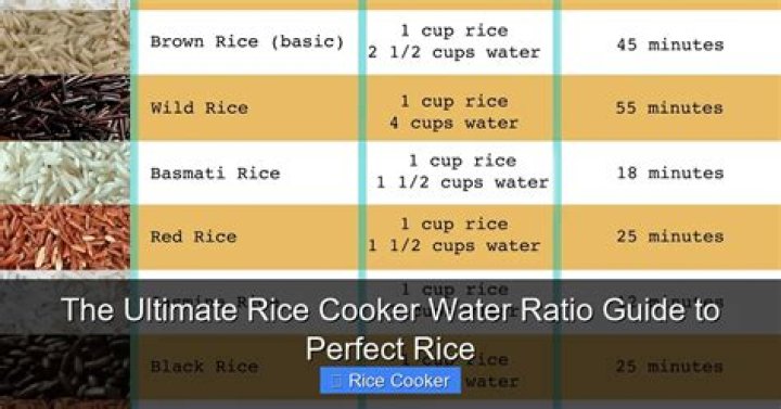 The Perfect Rice Cooker Rice to Water Ratio - Master the Art of Fluffy Rice