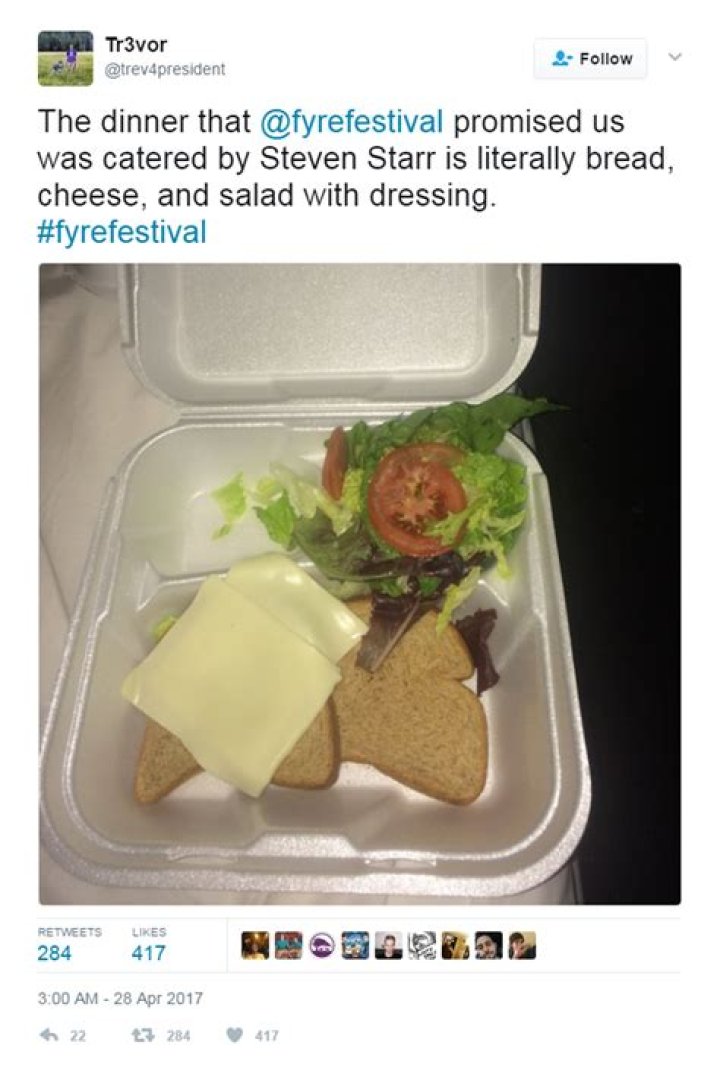 The Truth About Fyre Festival's Notorious Food Disaster