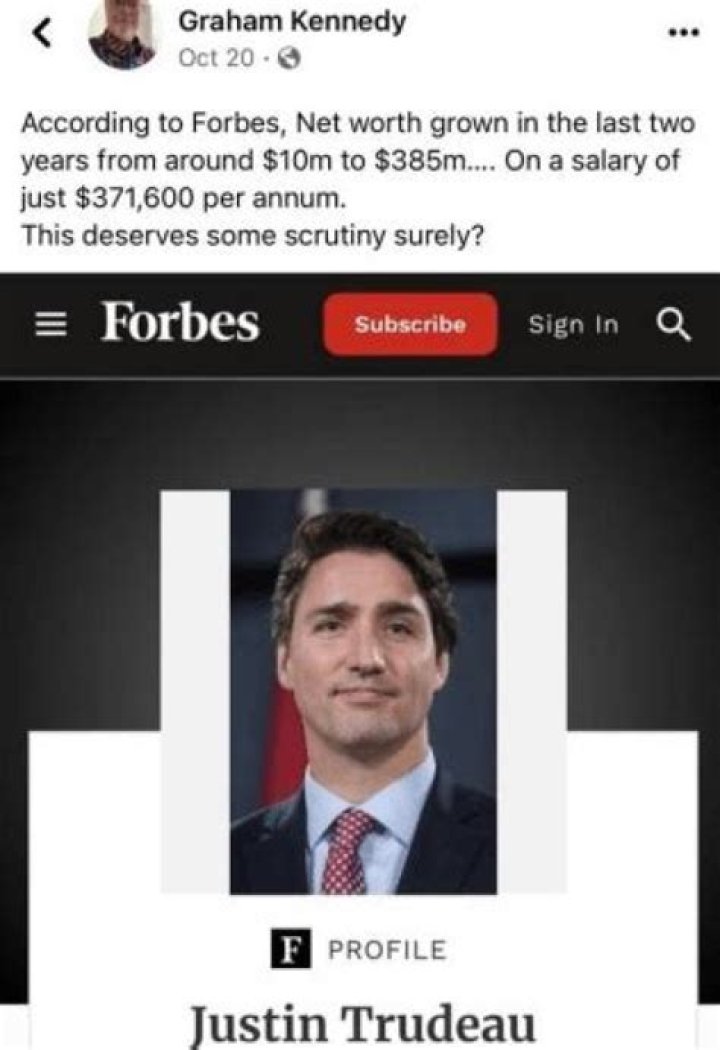 Trudeau Forbes Net Worth: A Comprehensive Analysis