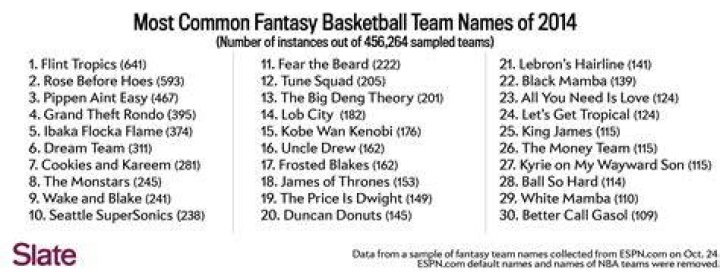 Unleashing Creativity: Inappropriate Fantasy Basketball Team Names