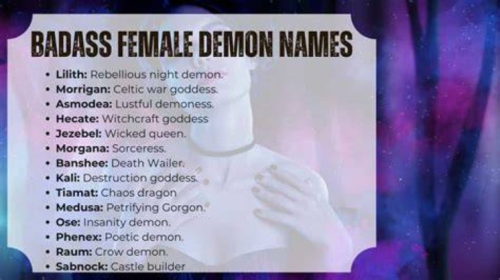 Unlocking the Mystique: A Comprehensive Guide to Female Demon Names Generator