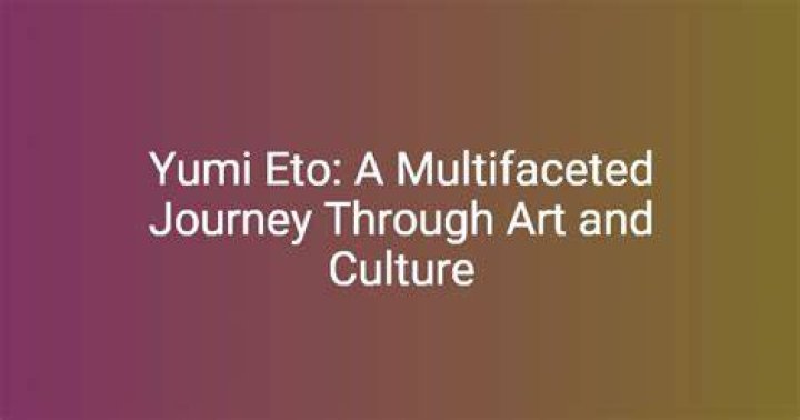 Unraveling the Mystique of Yumi Eto: A Journey Through Art and Identity