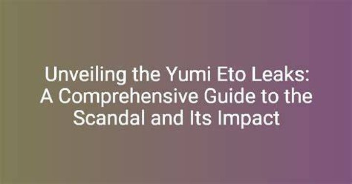 Unveiling the Mysteries: Yumi Eto of Leaks