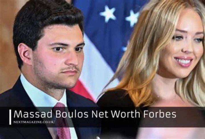 Unveiling the Mystery: Massad Boulos Net Worth
