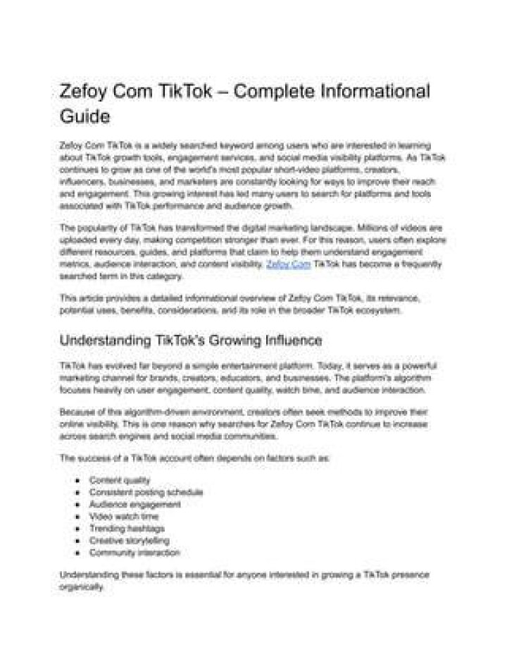 Zefoy Views TikTok: The Ultimate Guide to Boosting Your TikTok Views Safely